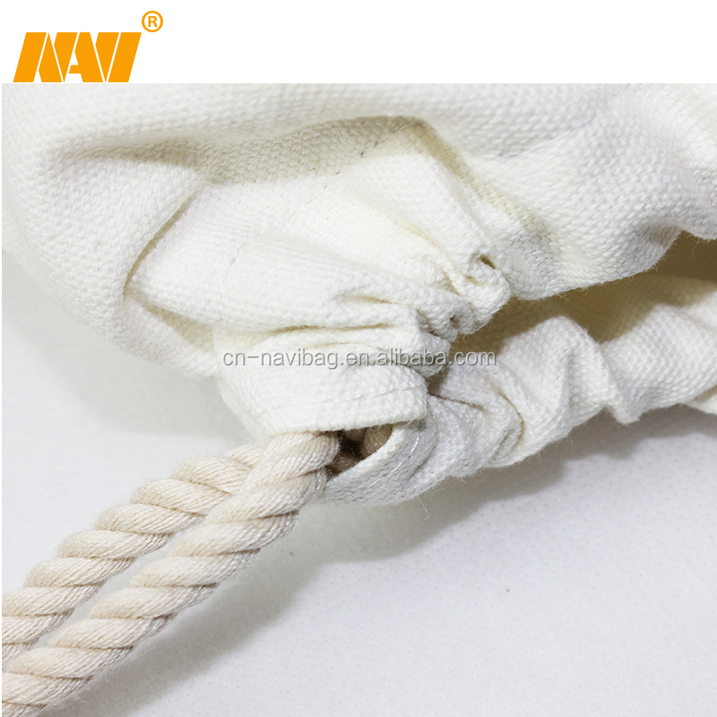 綿のキャンバスプロモーション自然な巾着袋仕入れ・メーカー・工場