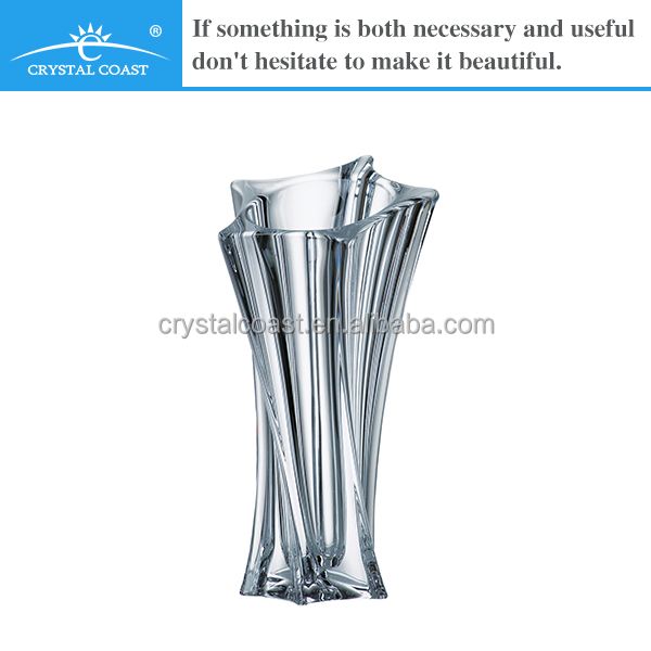 Cheap Antique Twisted Bohemia Lead Crystal Vase Buy Lead Crystal