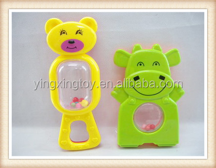 赤ちゃんガラガラおもちゃ、 プラスチック製のかわいい猿の赤ちゃんの手首ガラガラきしむおもちゃ問屋・仕入れ・卸・卸売り