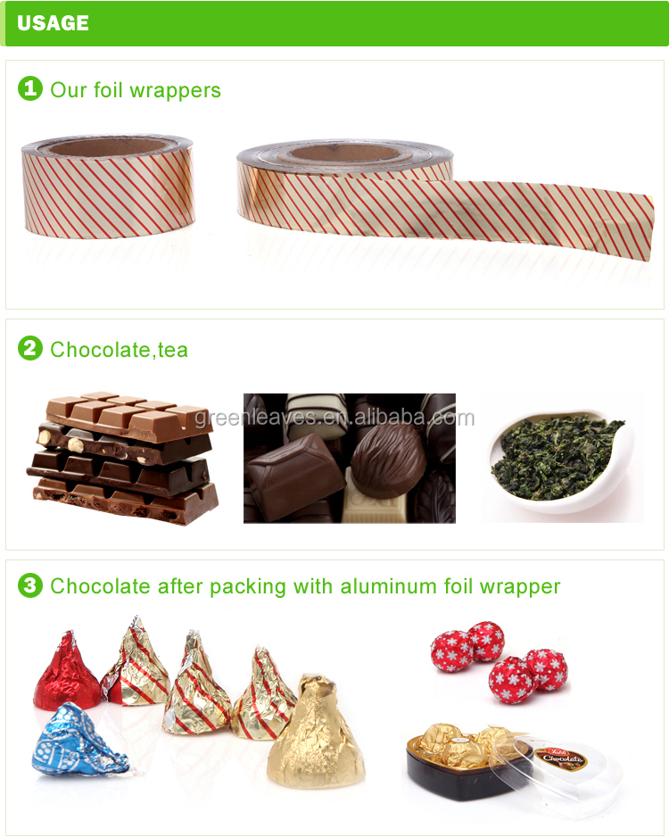 最も人気のある2015チョコレートの包装用アルミ箔仕入れ・メーカー・工場