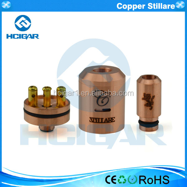 Hcigar high quality 1:1 clone copper stillare rda stillare clone atomizer with factory price