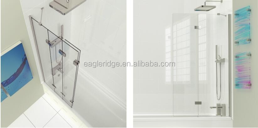 frameless bath screen