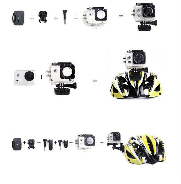 アクションdvカメラ、 ヘルメット用フルhd1080p/バイク/モータとスポーツ問屋・仕入れ・卸・卸売り