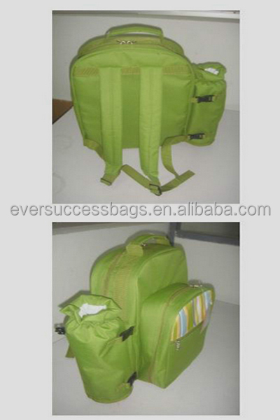 自転車のバスケットのためにピクニックバッグ2人/set+bag+ピクニッククーラー絶縁されたワイン袋仕入れ・メーカー・工場