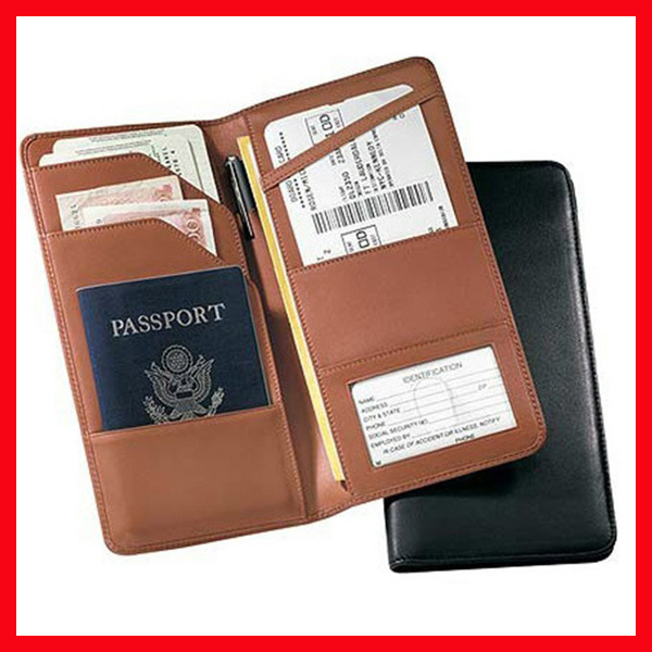 puの革のパスポートカバー印刷スタンプ付き仕入れ・メーカー・工場