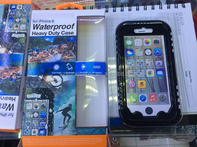 最新100％のために密封iphone6duable8m水中防水ケースのケースをカバーiphone6水で/汚れ/ショックプルーフ問屋・仕入れ・卸・卸売り