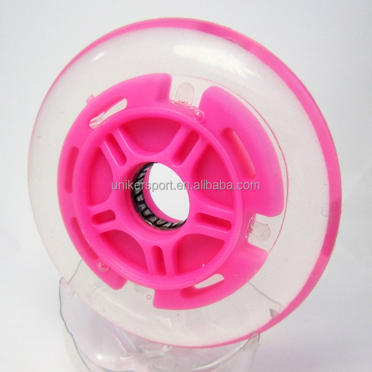 100mm*24mm、 点滅主導puの車輪、 プロのインラインスケートの車輪問屋・仕入れ・卸・卸売り
