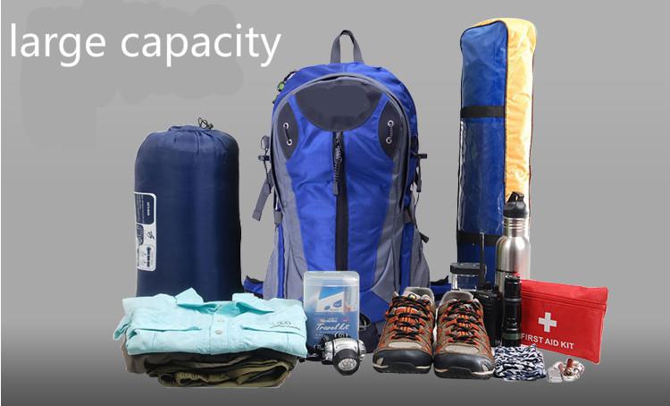 2014 Fancy Blue Ripstop Sports Daypack Backpack Bag Outdoor Hiking Bag問屋・仕入れ・卸・卸売り