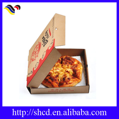 Custom Corrugated Paper pizza packing box