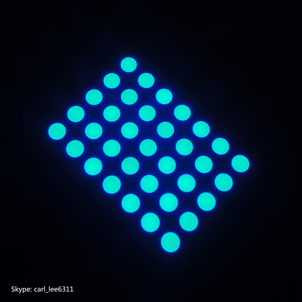 blue led 7x5 matrix led dot matrix 7x5 led dot matrix display 7x5