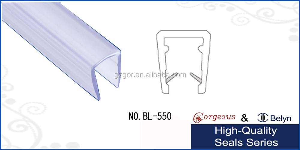 Whole U Shape Transpa Water Seal Strip Bar For Shower 3bl550 Jpg