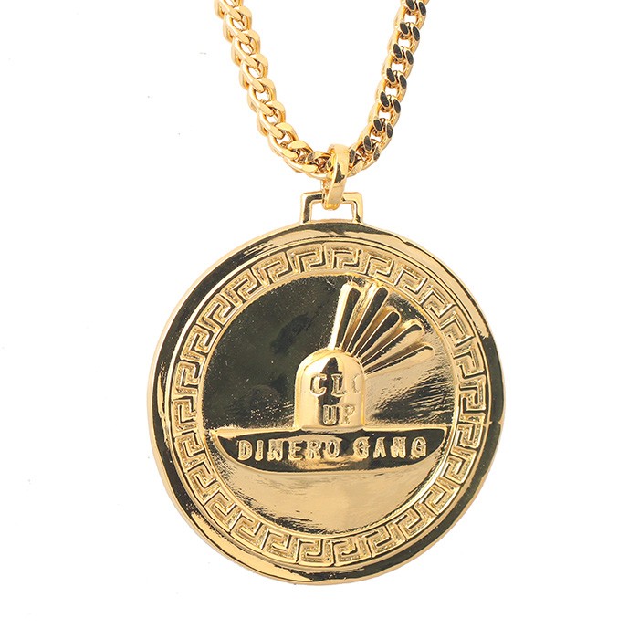 Wholesale Round 18k Plated Stainless Steel Coin Holder Pendant,Gold Coin Pendant With Price