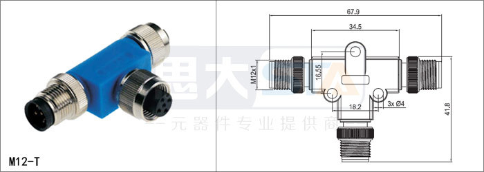 T型/y型コネクタ、 防水m12コネクタ仕入れ・メーカー・工場