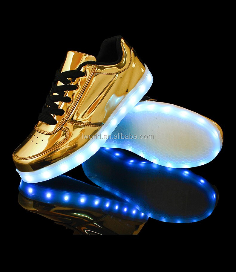 2016最もホットなゴールド&シルバー充電式恋人led靴ダンシングについて仕入れ・メーカー・工場