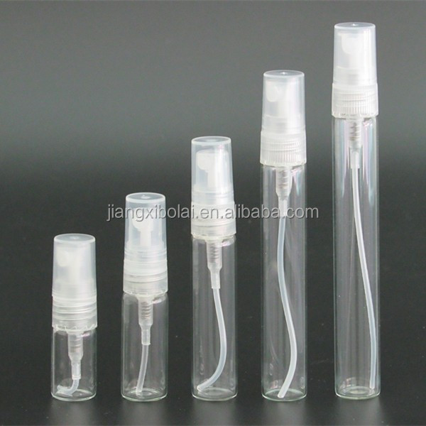 2ml 3ml 5ml 10ml mini portable travel perfume glass bottle spray bottle