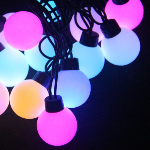 Big Ball Led Christmas String Light For Outdoor Decoration Waterproof - Buy Led Christmas String ...