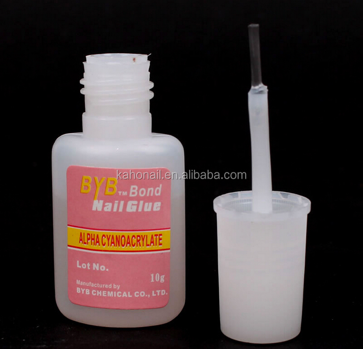 ごみng- 10g霊長類のラベルプロのアクリルインスタントyanoacrylateボンドbybフレンチネイルブラシ付のり問屋・仕入れ・卸・卸売り
