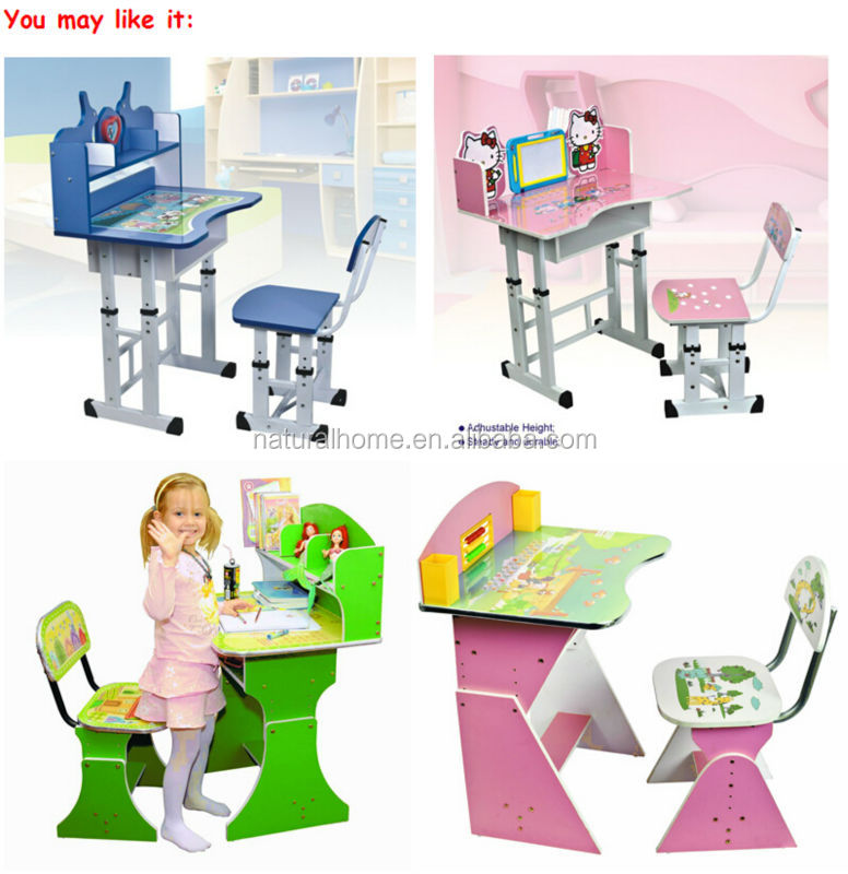 Hot Sale Study Table Design Chairs Kids Mdf Board Cheap Student