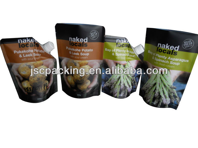 custom high quality good printing stand up zipper tea bag