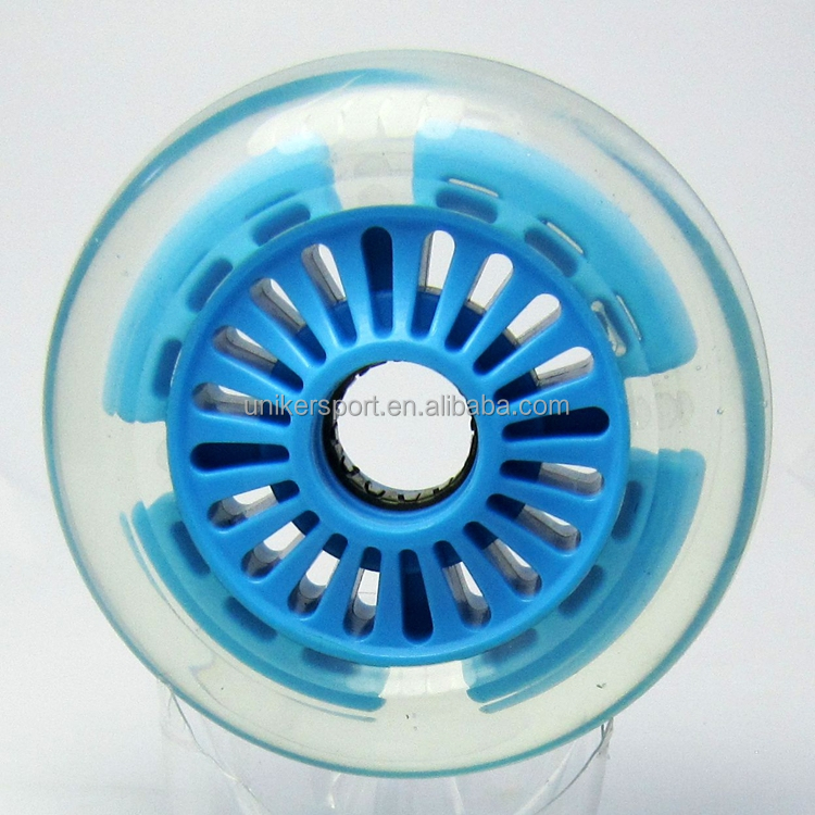 100mm*30mm、 led点滅、 puの車輪、 プロのインラインスケートの車輪問屋・仕入れ・卸・卸売り