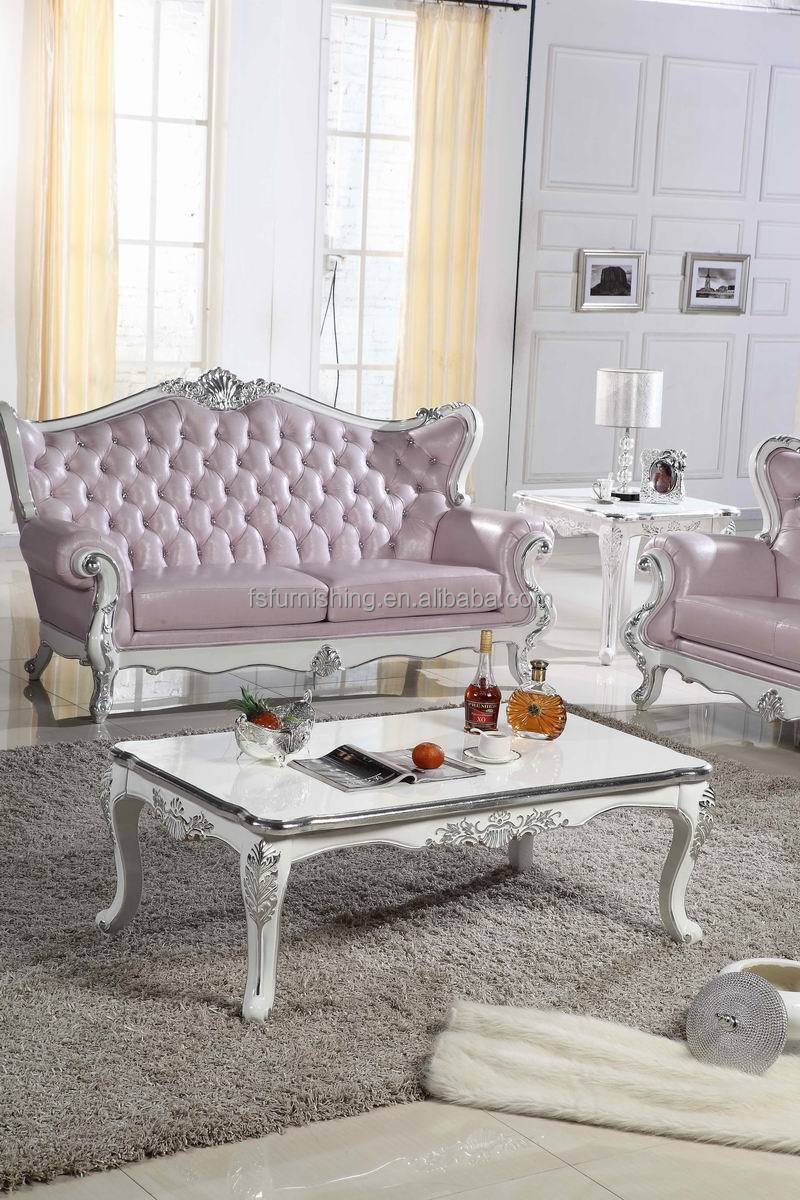 Kb068 luis xv roze parel glans leer wit hout gesneden kristal knop ...