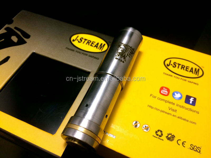 J-Stream atomizer exgo Duwamish mod ecig exgo 50w mod cloupor t5 ee900 e cigarette
