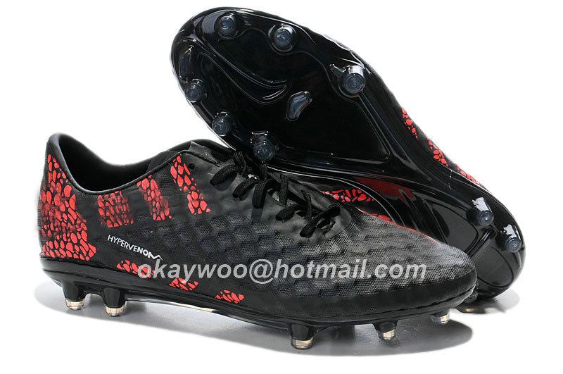 New 2014 Hypervenom Phantom FG Boots For Men Football Boots Soccer shoes Outdoor Sport Shoes_1