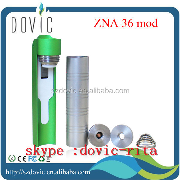 2014 tobeco newest e cig product zna 36 mod clone 5w-36w ZNA 36