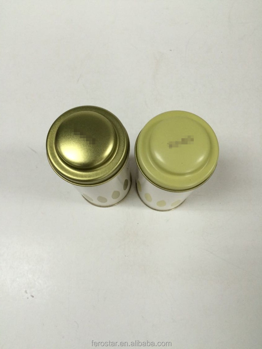 絶妙な小さなアリババ中国茶のスズ缶新製品のための二重フタ付問屋・仕入れ・卸・卸売り