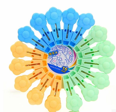 厚いプラスチックで梅の花の形洗濯クリップマルチ- 目的衣類を乾燥させる靴下用クリップ問屋・仕入れ・卸・卸売り