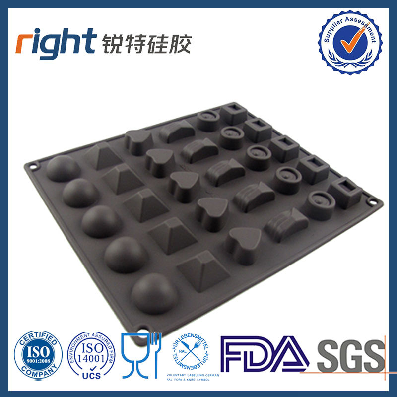 different shape silicone chocolate bar mould