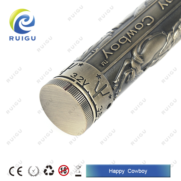 High Capacity Ego Thread 2200mah Happy Cowboy Trademark Battery