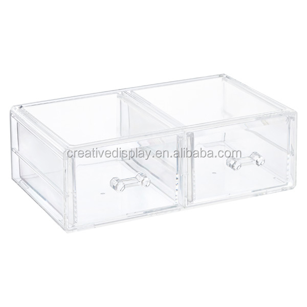Famous Brand Custom Clear Acrylic Box With Dividers,Plexiglass Box With