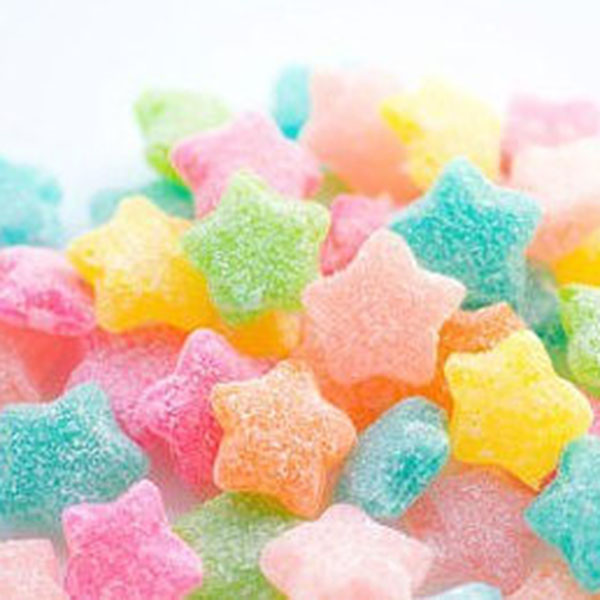 Soft Jelly Fruit Slices,Orange Slices Candy with Sugar Coated Flavour