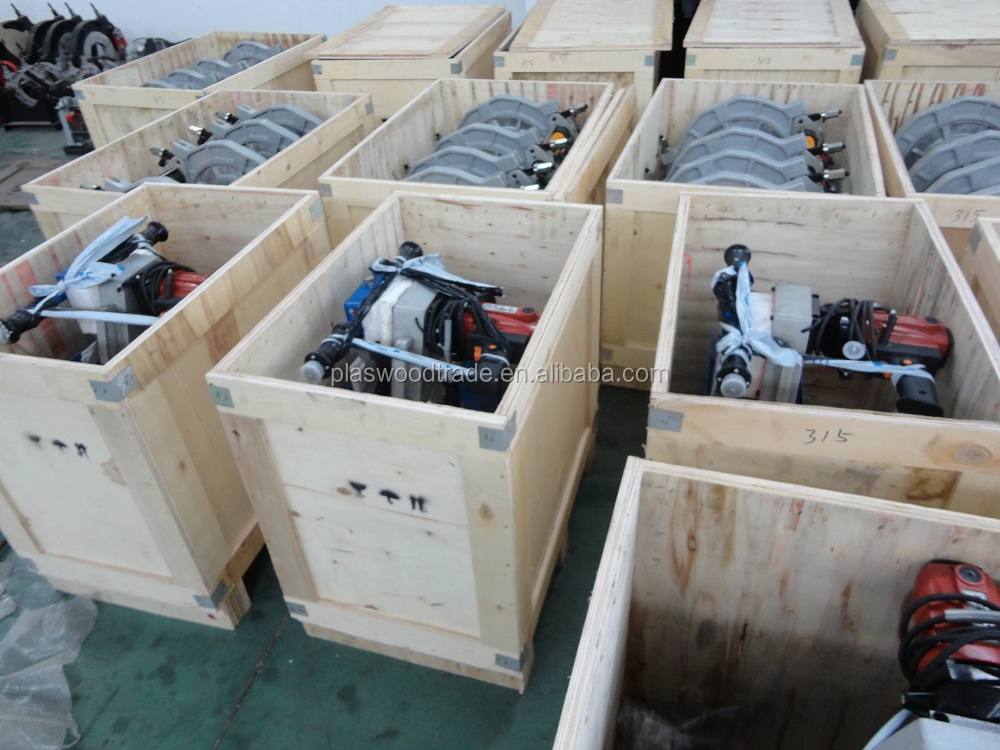 2015熱い販売油圧バット融合機械90〜315ミリメートルプラスチックhdpe継手の機械仕入れ・メーカー・工場