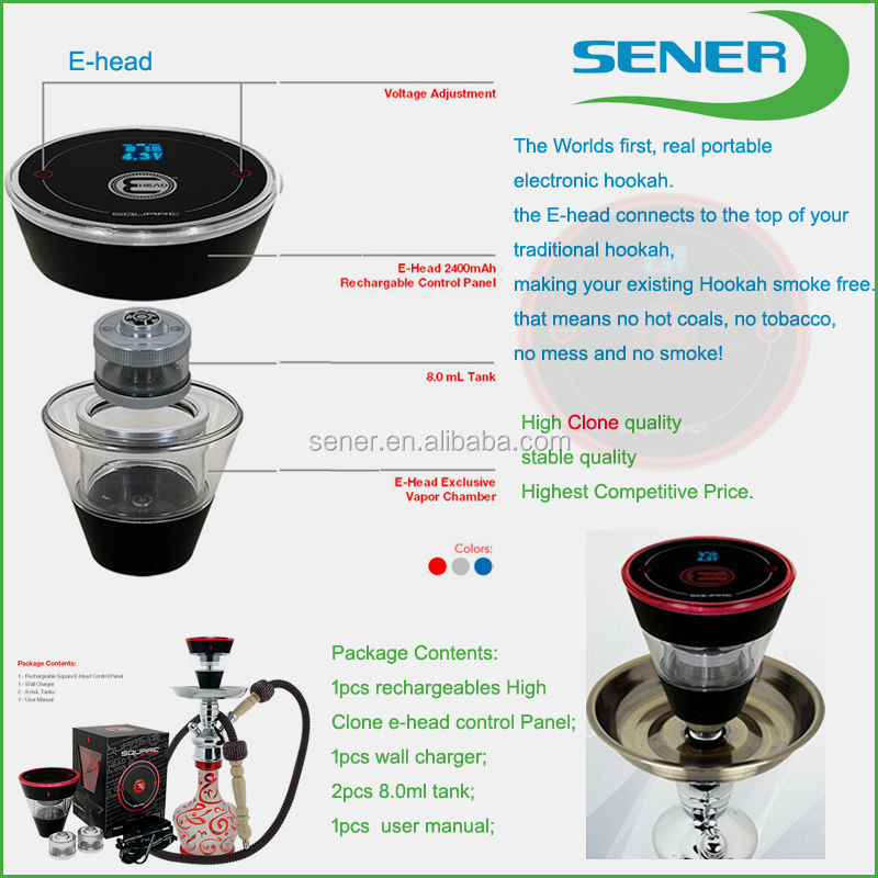 e head hookah for traditional hookah