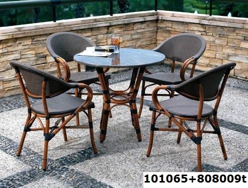 竹のダイニングテーブルと椅子101065+808009t仕入れ・メーカー・工場