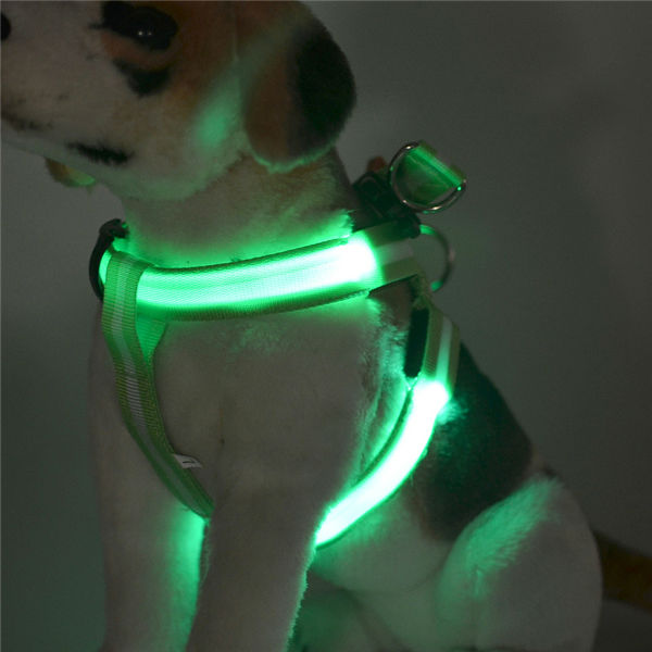 安い卸売2014年新製品ledグローの犬のハーネス問屋・仕入れ・卸・卸売り