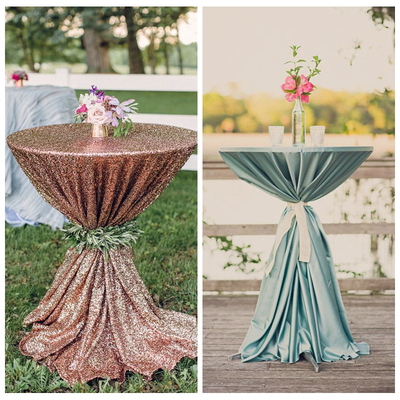 Green Spandex Cocktail Table Cover Stretch Table Linens Buy Stretch