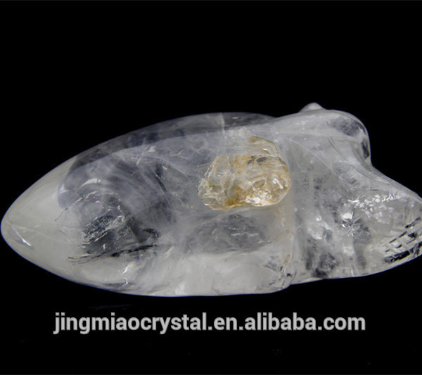 新しいファッションデザイン2015結晶石英の頭蓋骨の彫刻のホリデーギフト用の使用問屋・仕入れ・卸・卸売り