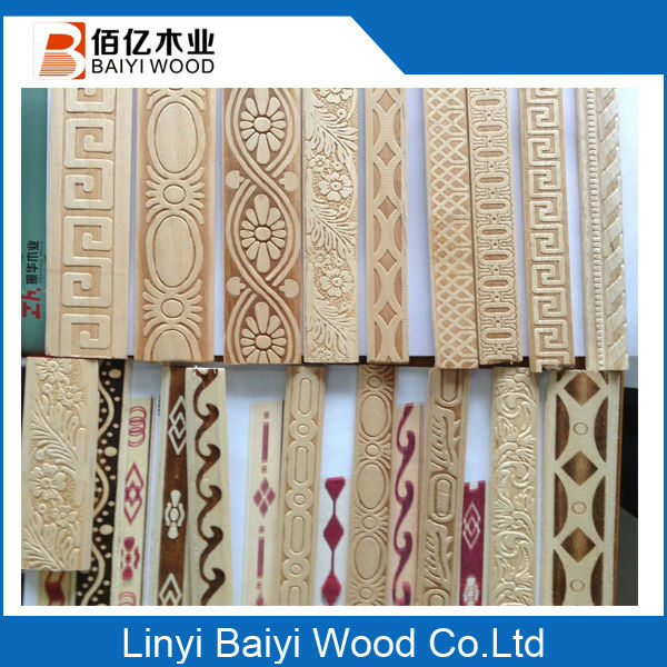 chinese high quality wood decorative furniture moulding with