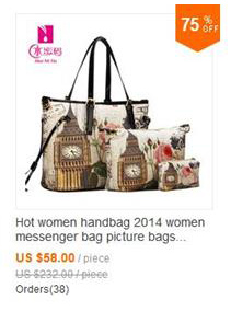 2014 Fashion Printing Shoulder Bag Vintage Women Handbag Luxury Women