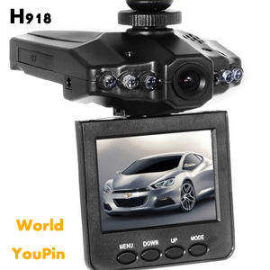 H198 Car DVR with 2.5 Inch 270 Degree Rotated Screen, 6 IR LED, HD 720P Night Vision Car Camera Camcorder Dash Cam 55