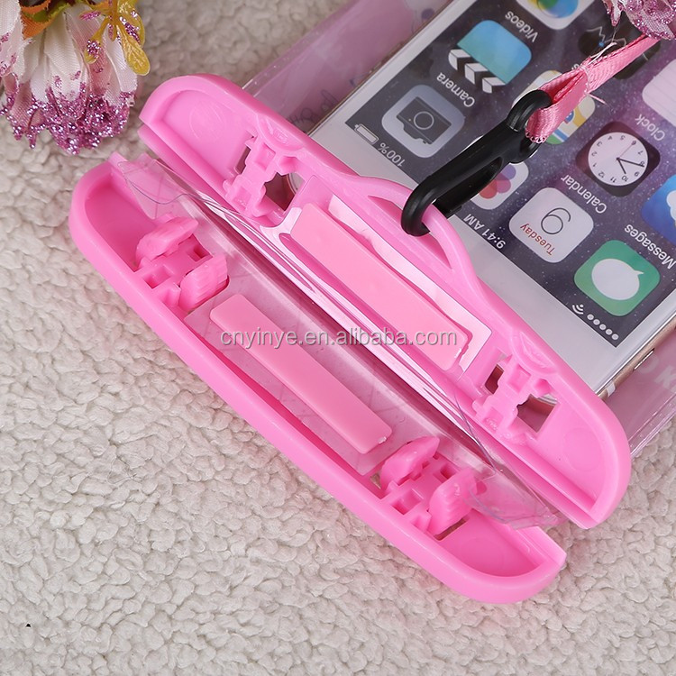 clear phone purse