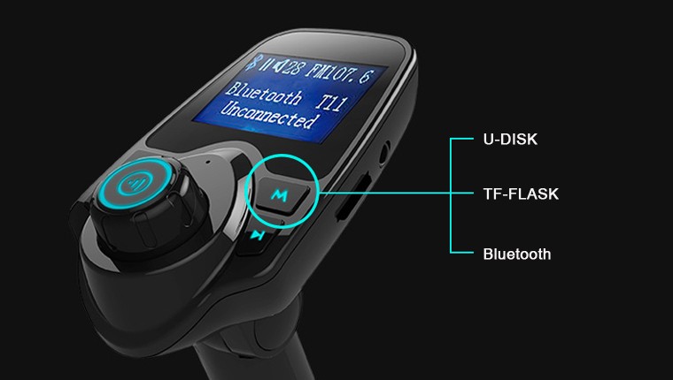 Bluetooth Handsfree car fm transmitter bluetooth car kit