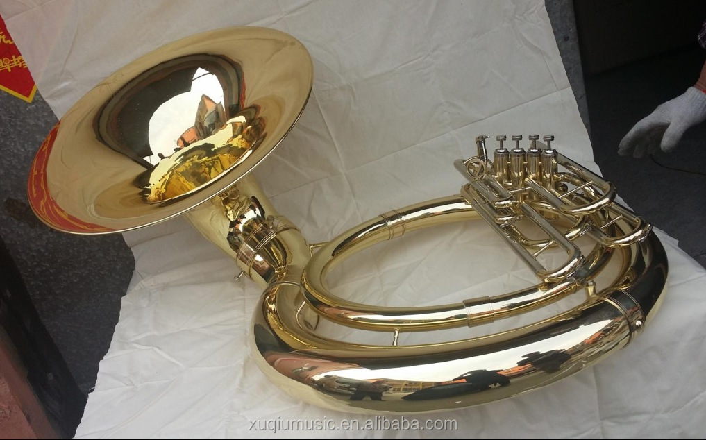 Gold Lacquer Marching Tuba,Marching Band Instruments Buy Marching