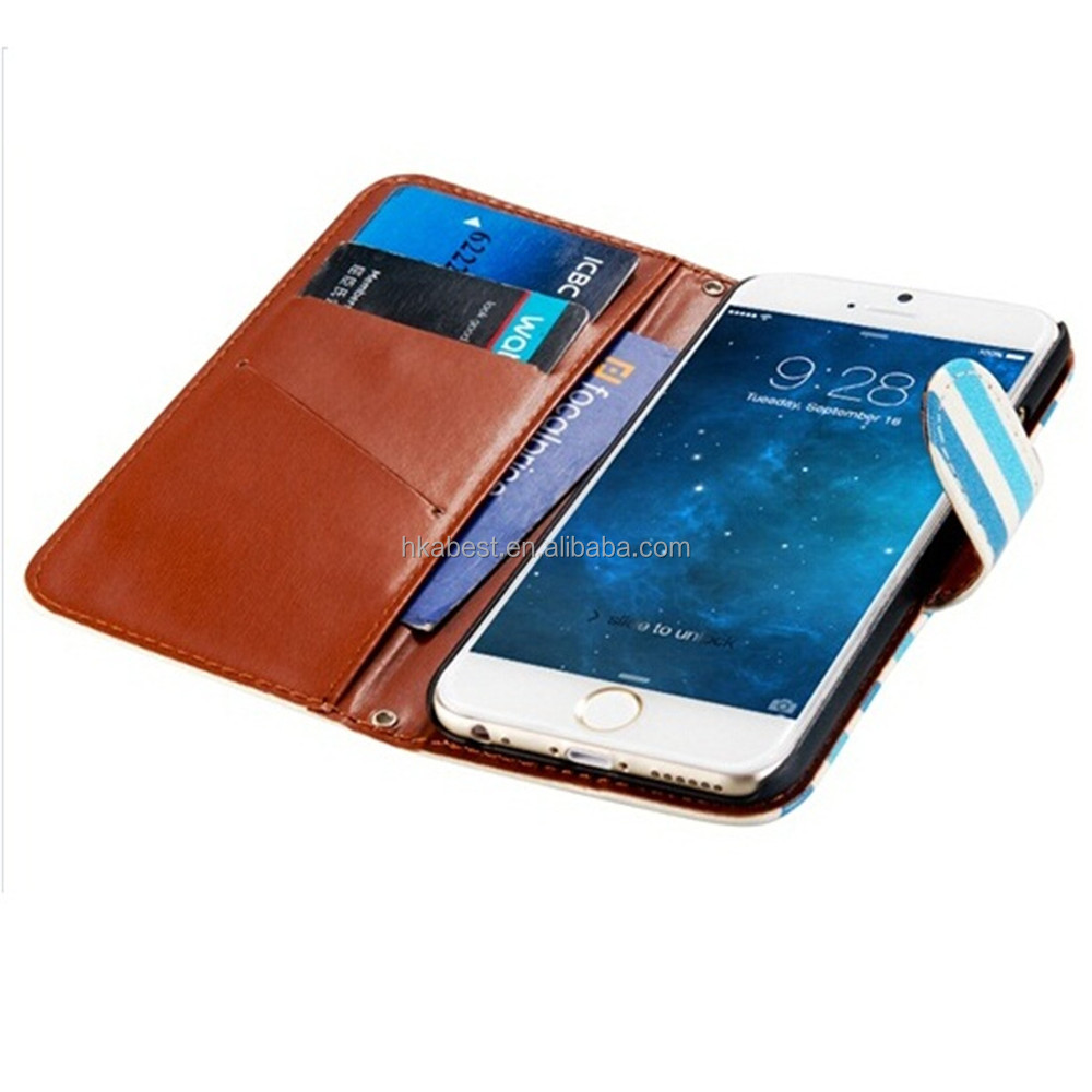 模様の財布ai65003iphone用カバーケース6プラス5.5インチ、 フリップレザーpuケースiphone用6プラス5.5問屋・仕入れ・卸・卸売り