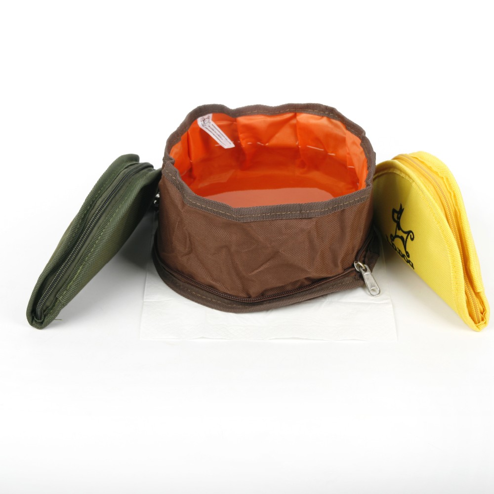 Wholesale Folding Portable Collapsible Travel Dog Bowl