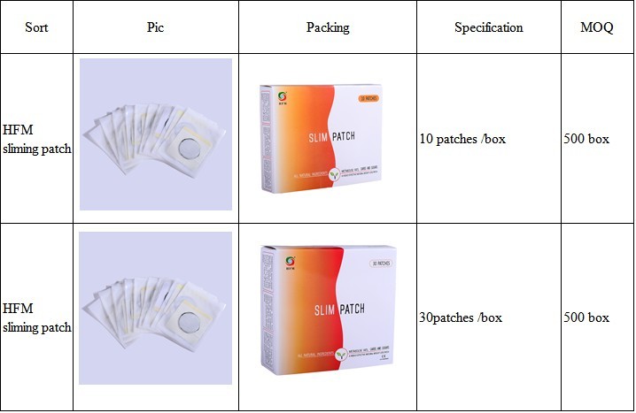 Support CE ISO effective Burn Fat weight loss product magnet slimming patch