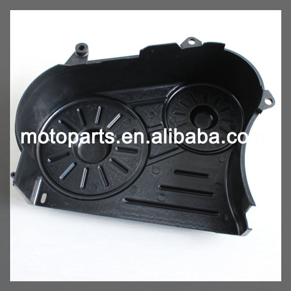 Motorcycle metal alloy chain cover